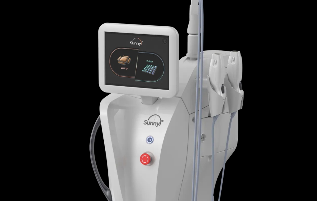 <p><span style="color: #fe5000;"><em>Sunny</em></span> - інноваційна технологія доставки високочастотної енергії у шкіру.</p>